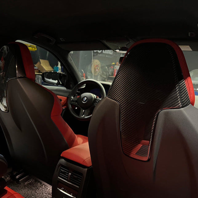 BMW G87 M2, G80 G81 M3, G82 G83 M4, G42, Carbon Fibre Seat Backs By OPTIC