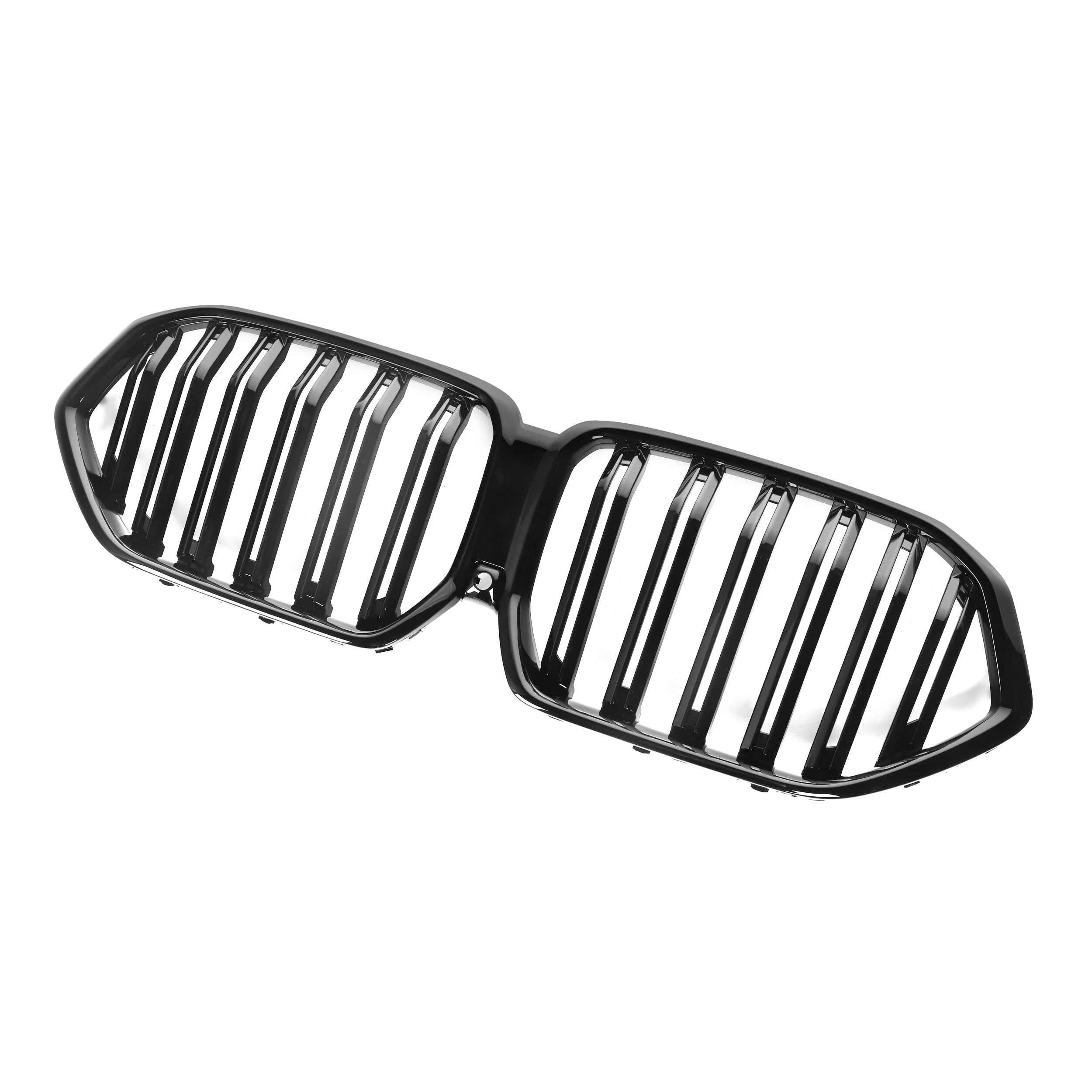 BMW X6 & X6M G06 F96 LCI Gloss Black Double Slat Front Grills (2023+)
