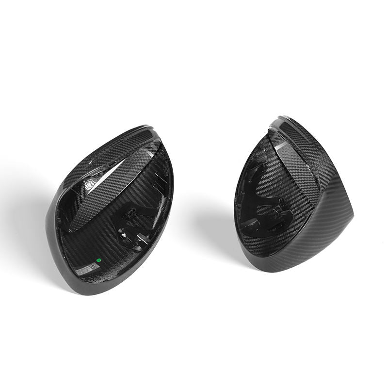 Porsche Boxter/Cayman 718 Pre-Preg Dry Carbon Fibre Mirror Covers (2017-2021) By OPTIC