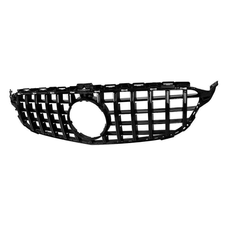 Mercedes C-Class W205/C205 Gloss Black Panamericana GT Style Grill (2019-2021)