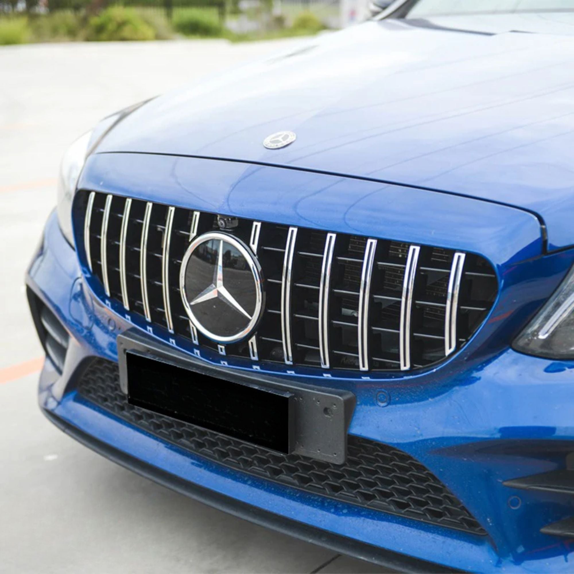 Mercedes C-Class W205/C205 Gloss Black Panamericana GT Style Grill (2019-2021)