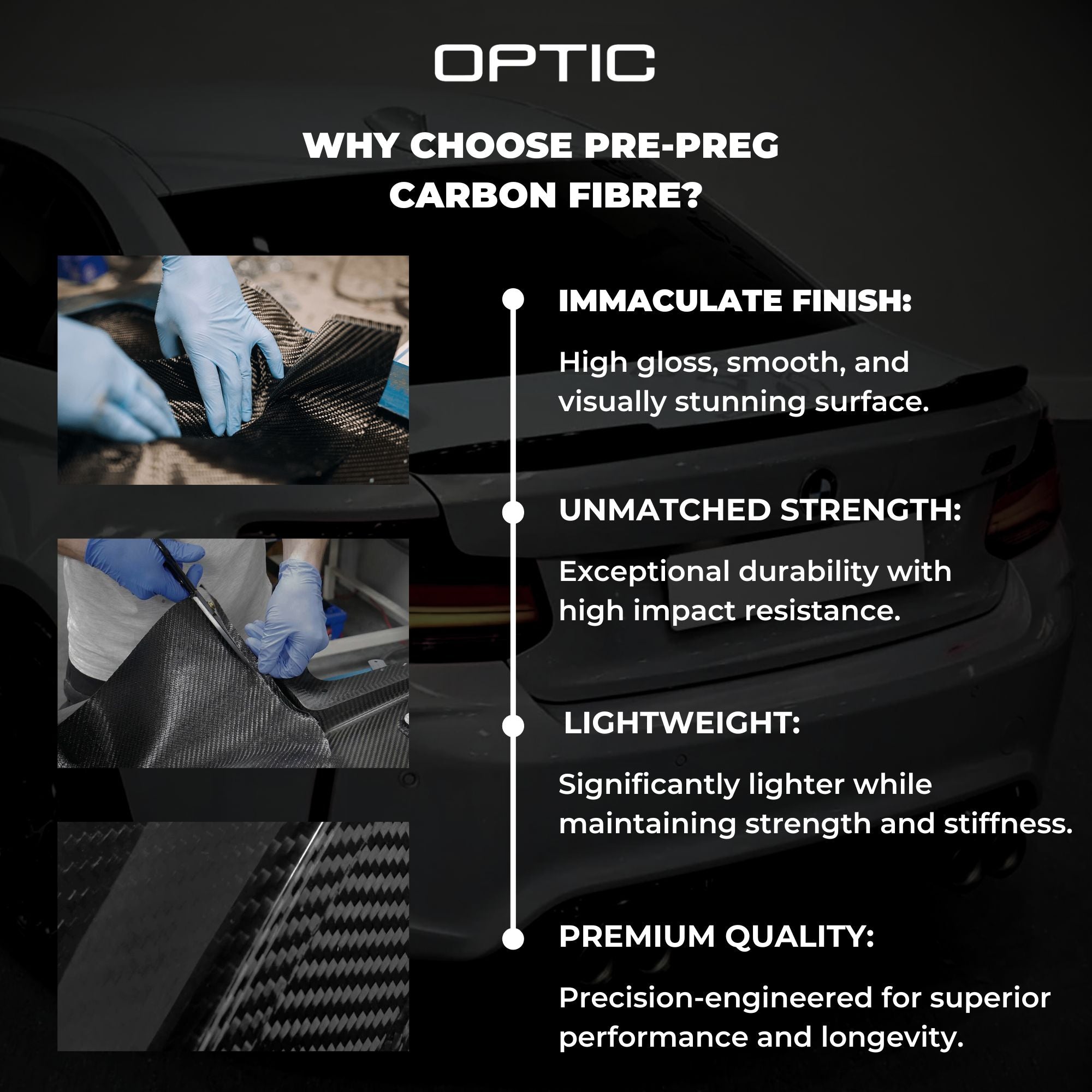 Pre-Preg Dry Carbon Fibre Side Skirts Mt Style For BMW 1 & 2 Series F20/F21/F22/F23 LCI (2015-2019)