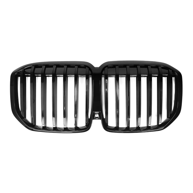 BMW X7 G07 LCI Gloss Black Single Slat Front Grills (2023+)