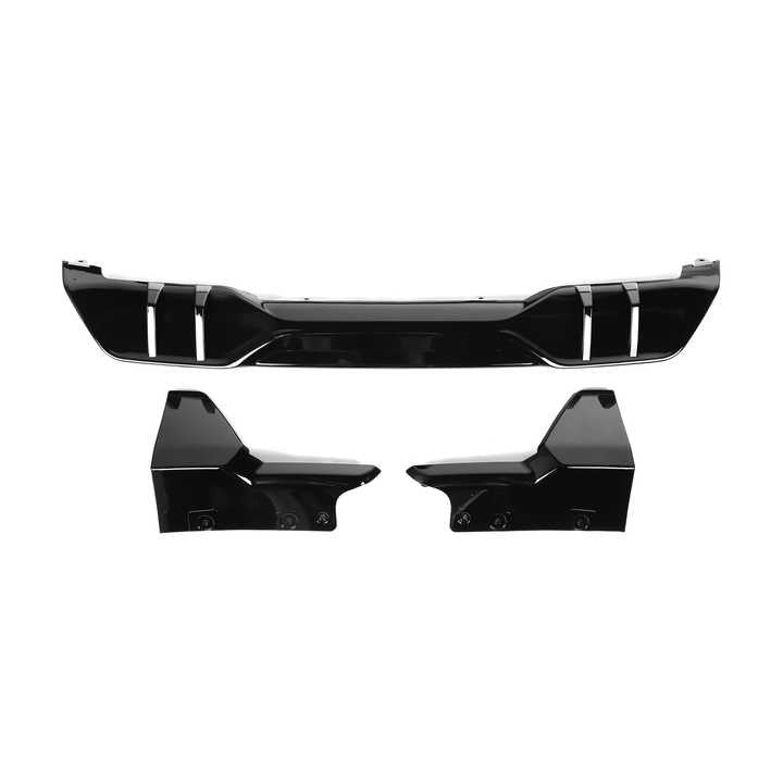 BMW X5 G05 LCI Gloss Black M Performance Style Rear Diffuser (2023+))