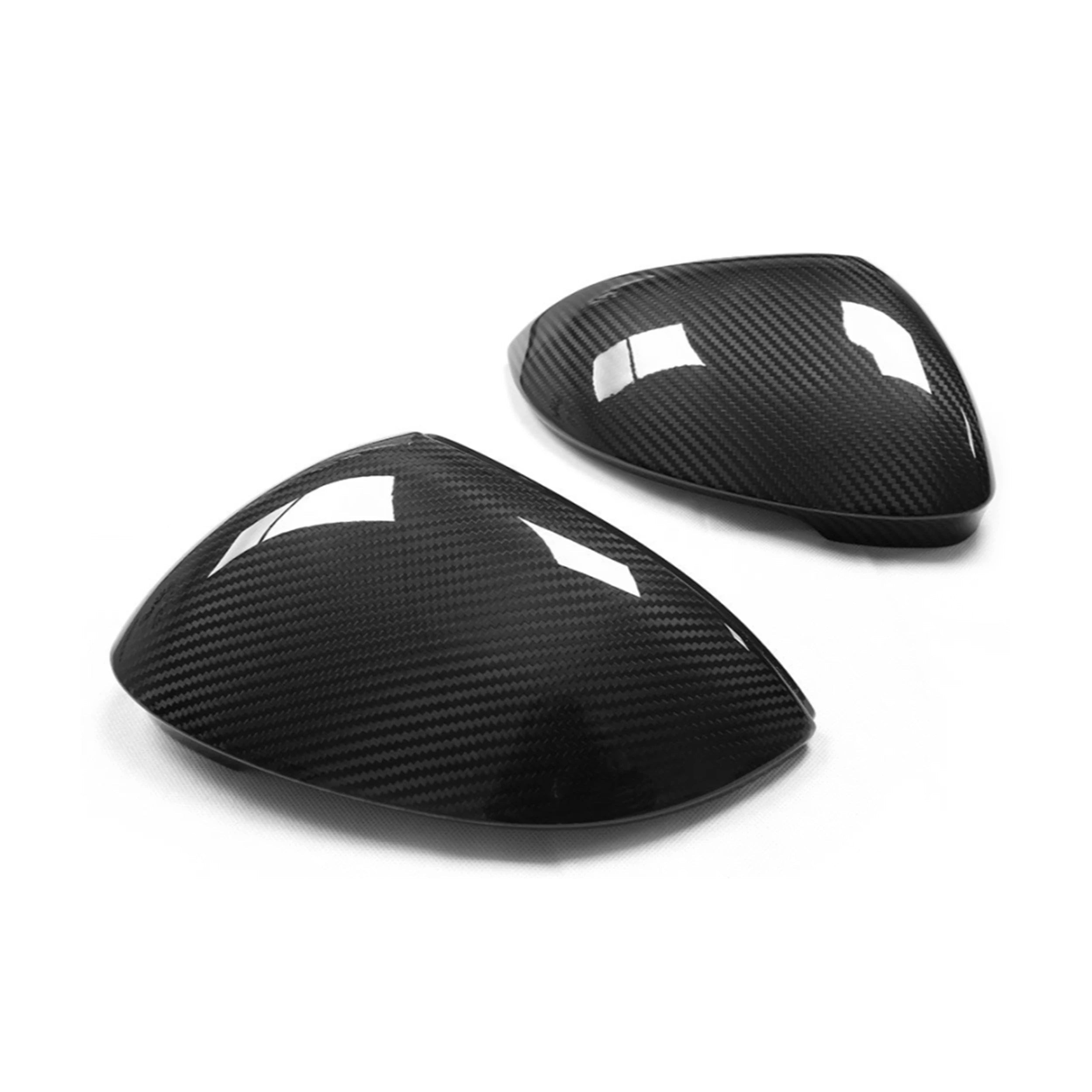 Vw Golf MK8 Pre-Preg Dry Carbon Fibre Wing Mirror Covers By OPTIC (2019+)
