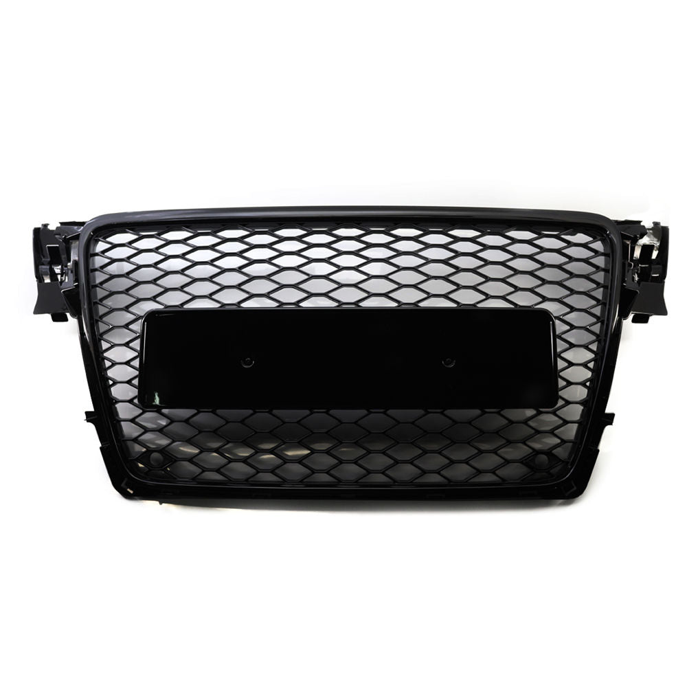 Audi A4/S4 B8 RS4 Style Gloss Black Honeycomb Grill (2008-2012)