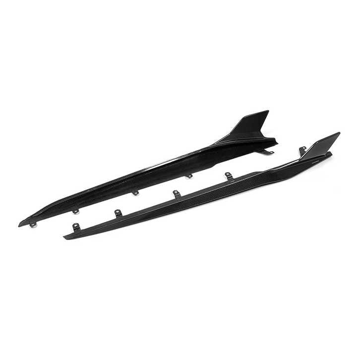 BMW 8 Series G14 G15 & M8 F91 F92 Pre-Preg Carbon Fibre Side Skirts By Sooqoo (2018+)