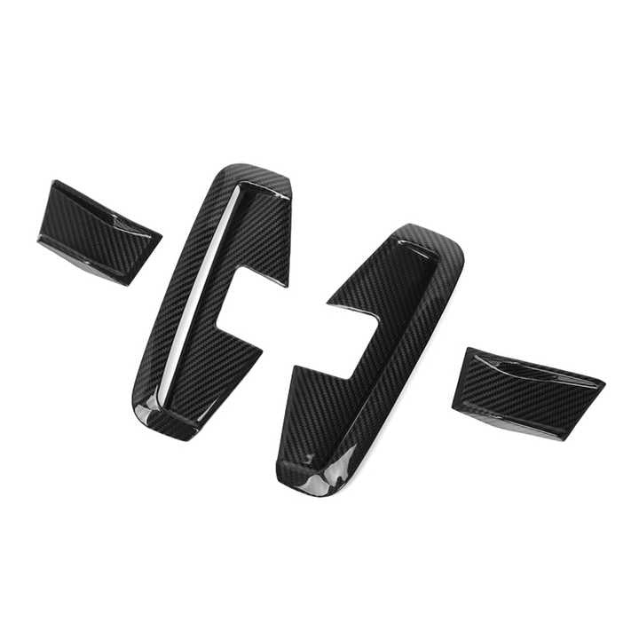 BMW 4 Series G22 G23 Pre-Preg Dry Carbon Fibre Front Fog Light Covers By OPTIC (2020+)