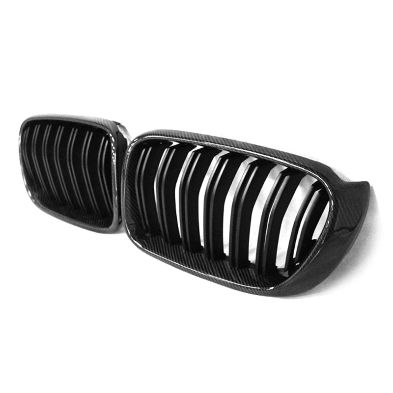 BMW X3 X4 F25 F26 LCI Carbon Fibre Front Grills (2014-2018)