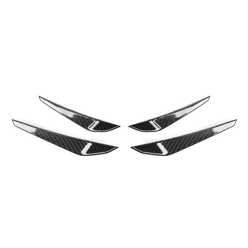BMW M3 / M4 G80/G81/G82/G83 Carbon Fibre Front Bumper Canards (2021+)