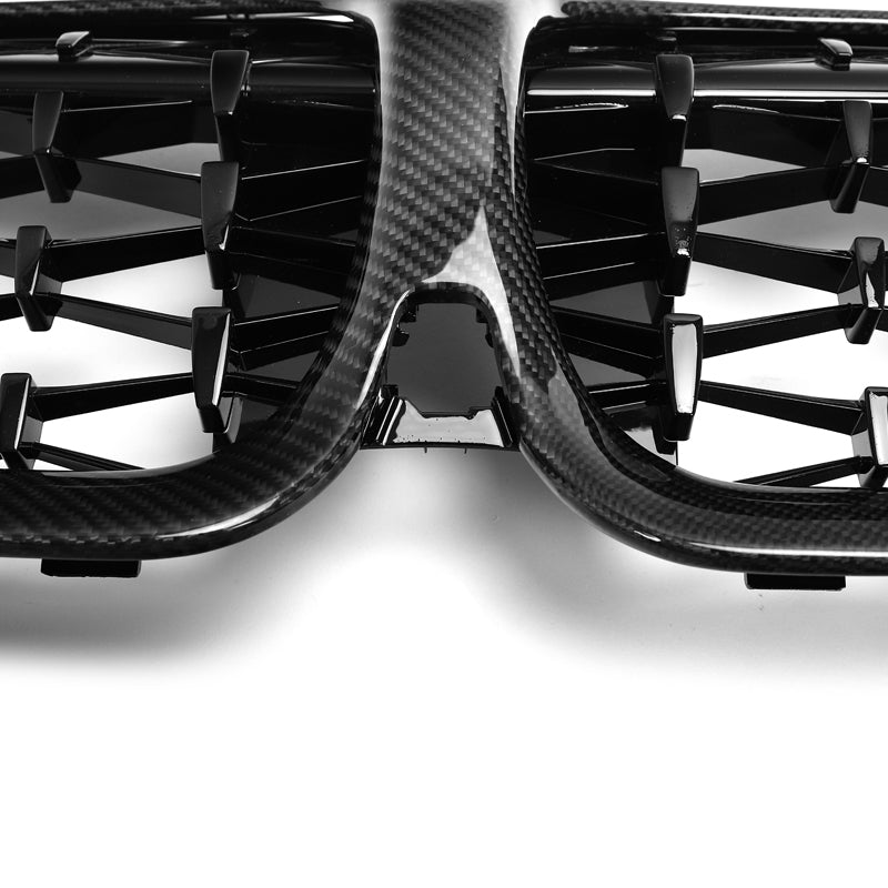 BMW 3 Series G20/G21 Pre-LCI Carbon Fibre Diamond Grill (2019-2022)