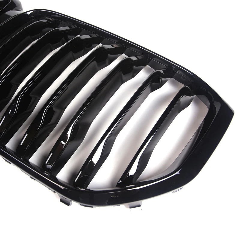 BMW X5 & X5M G05 F95 Gloss Black Single Slat Front Grills (2018-2023)
