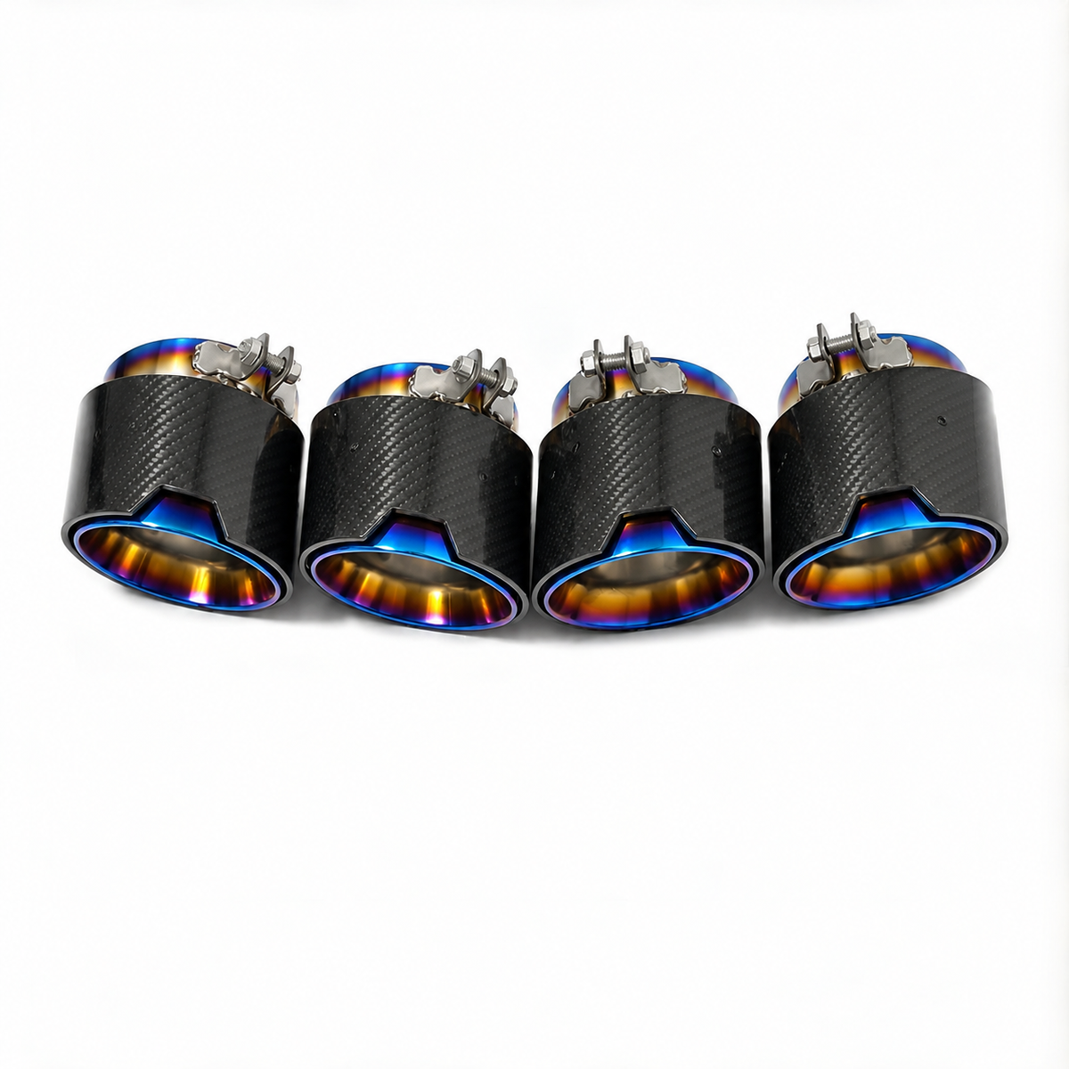 BMW M5 G90/G99 Slash Cut Carbon Exhaust Tips