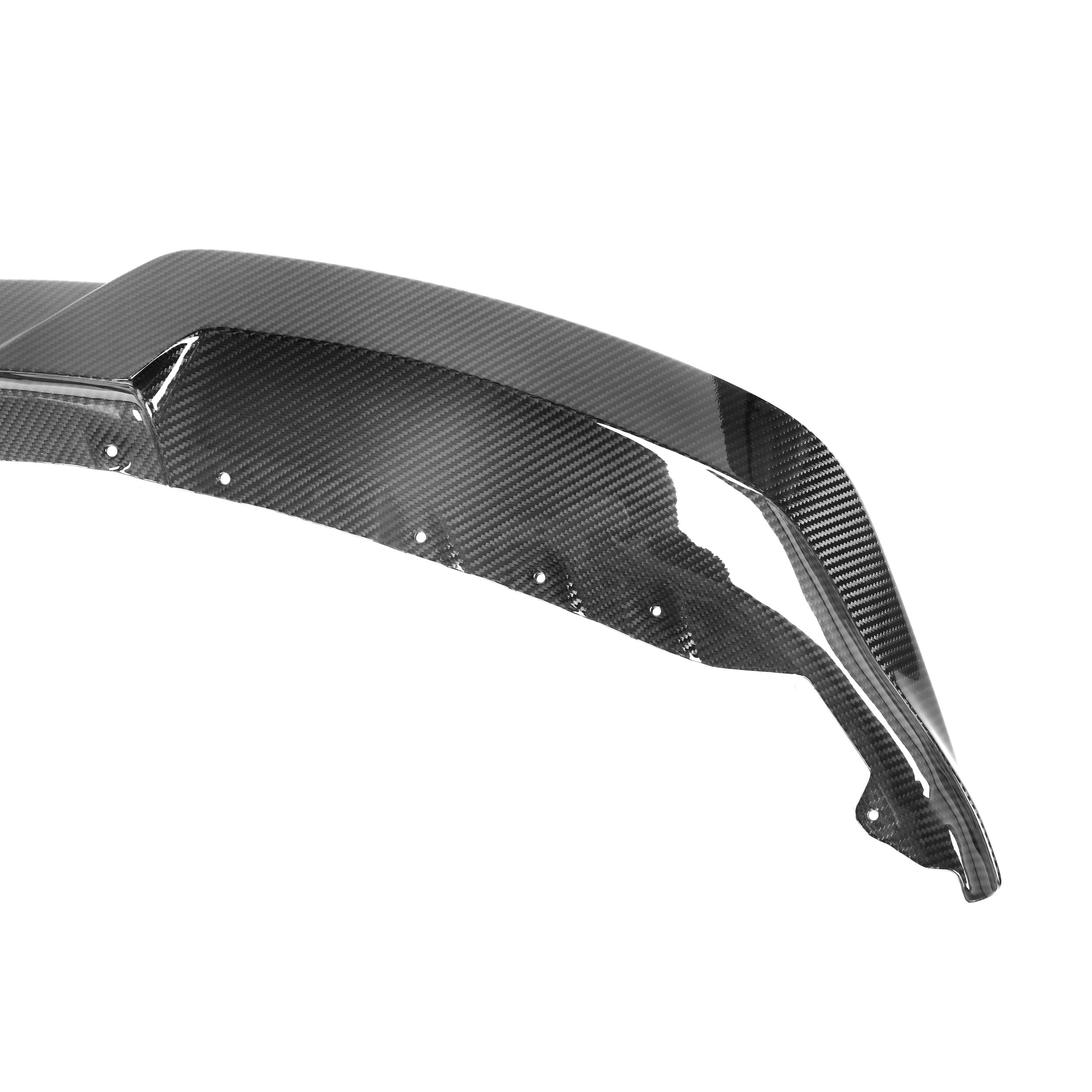 BMW M2 G87 Pre-Preg Dry Carbon Fibre Flat Front Lip Splitter By OPTIC (2023+)