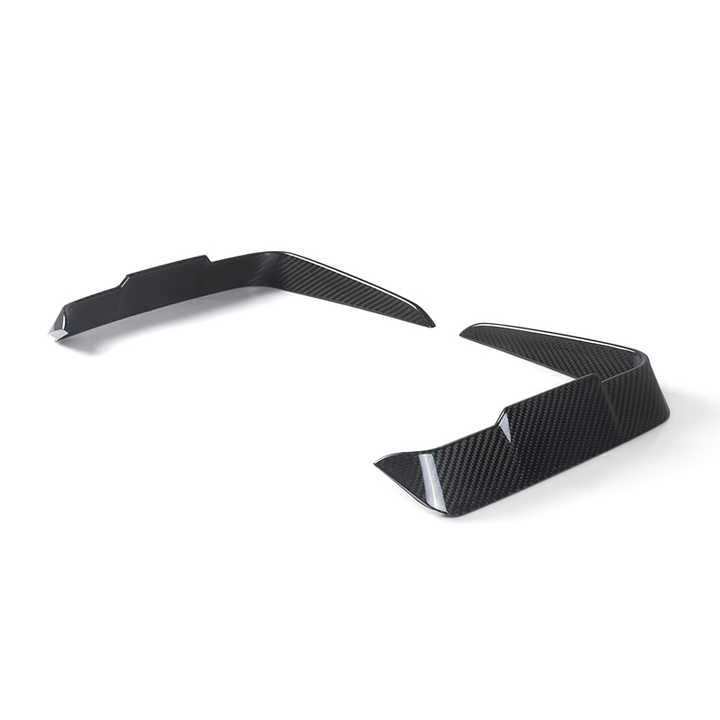 BMW 4 Series G22 G23 Pre-Preg Dry Carbon Fibre Front Bumper Inserts By OPTIC (2020+)