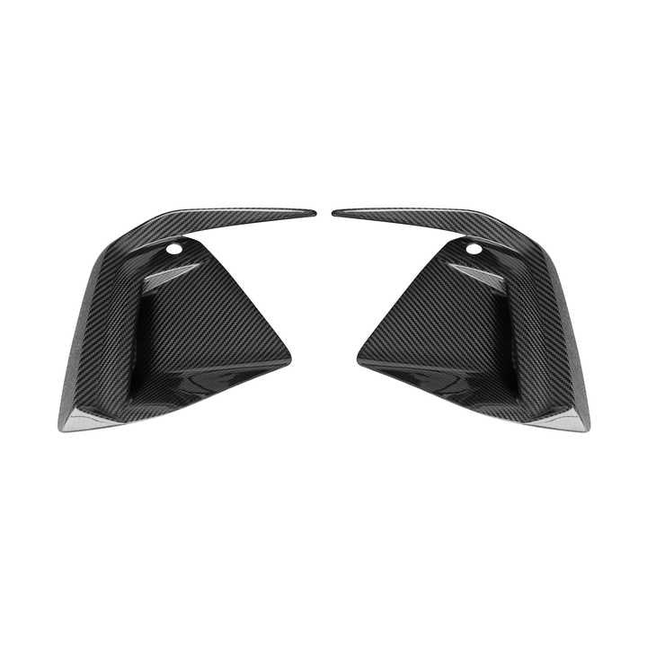 BMW 5 Series G60 G61 Pre-Preg Dry Carbon Fibre Tk Style Front Bumper Inserts By OPTIC (2024+)
