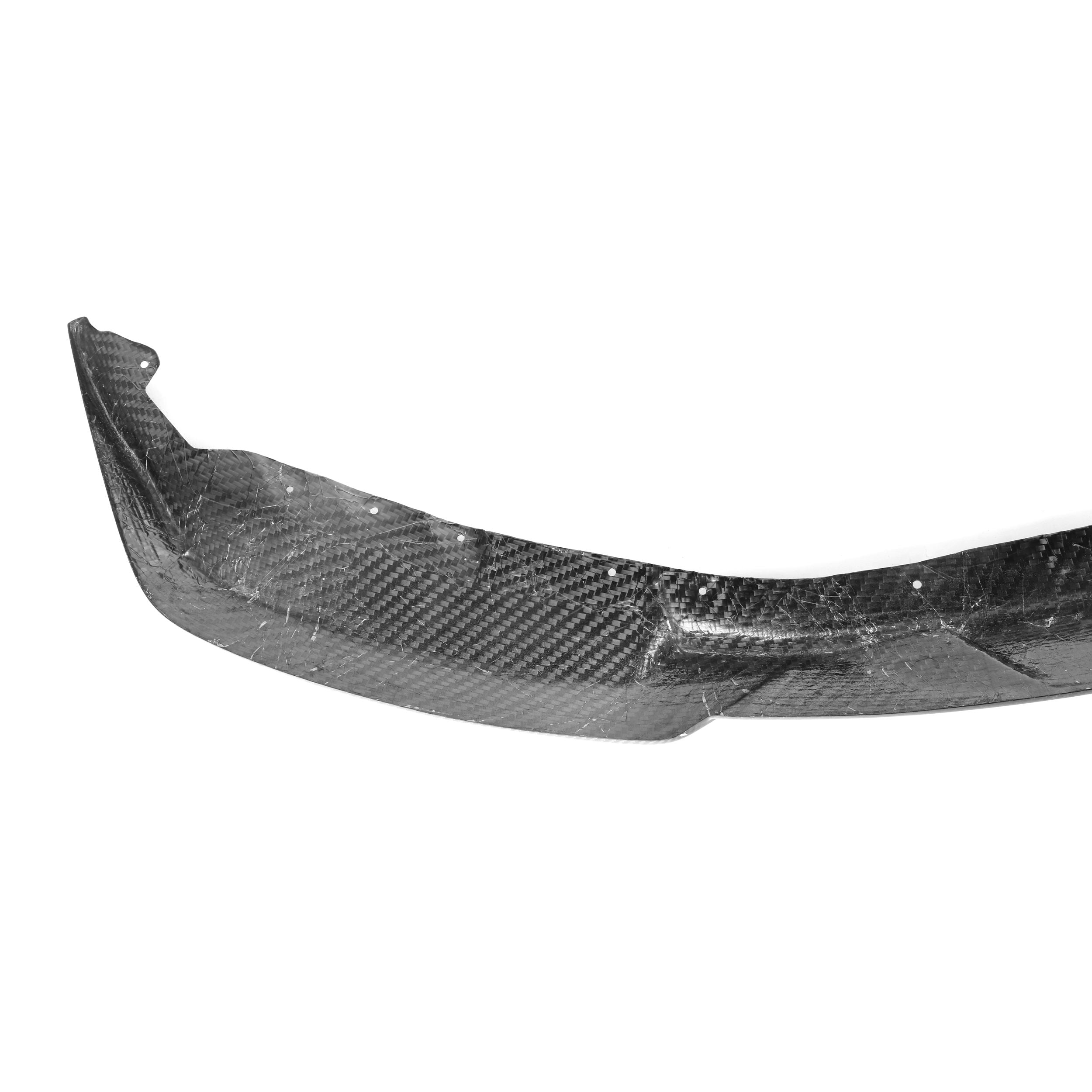 BMW M2 G87 Pre-Preg Dry Carbon Fibre Flat Front Lip Splitter By OPTIC (2023+)
