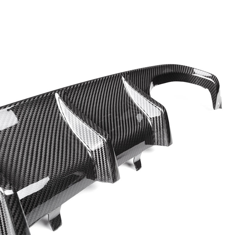 BMW M3 F80 / M4 F82 F83 Pre-Preg Dry Carbon Fibre Mp Style Rear Diffuser By OPTIC (2014-2019)