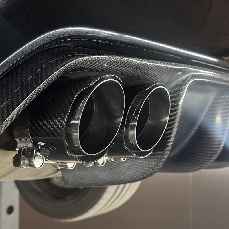 BMW 1 Series M135I/M140I (F20/F21) Slash Cut Carbon Exhaust Tips