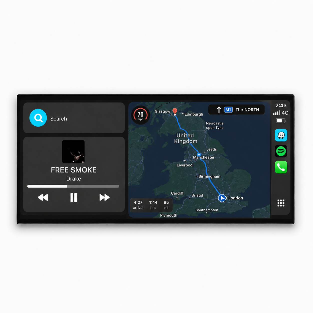 Mercedes E-Class C207 | 12.3" Apple CarPlay/Android Auto Touchscreen Display | (2009-2016)