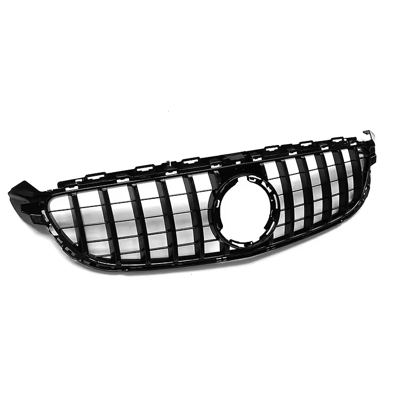 Mercedes C-Class C63 W205/C205 Gloss Black Panamericana GT Style Grill (2019-2021)
