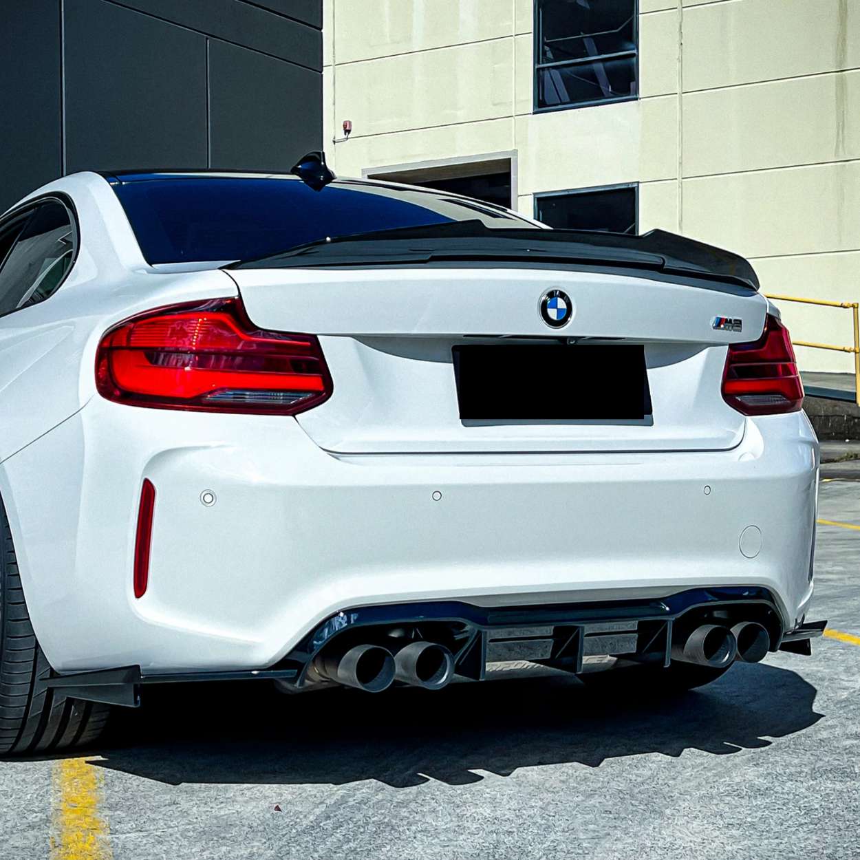BMW 2 Series F22 / M2 F87 Gloss Black Ducktail PSM Style Rear Spoiler (2014-2021)