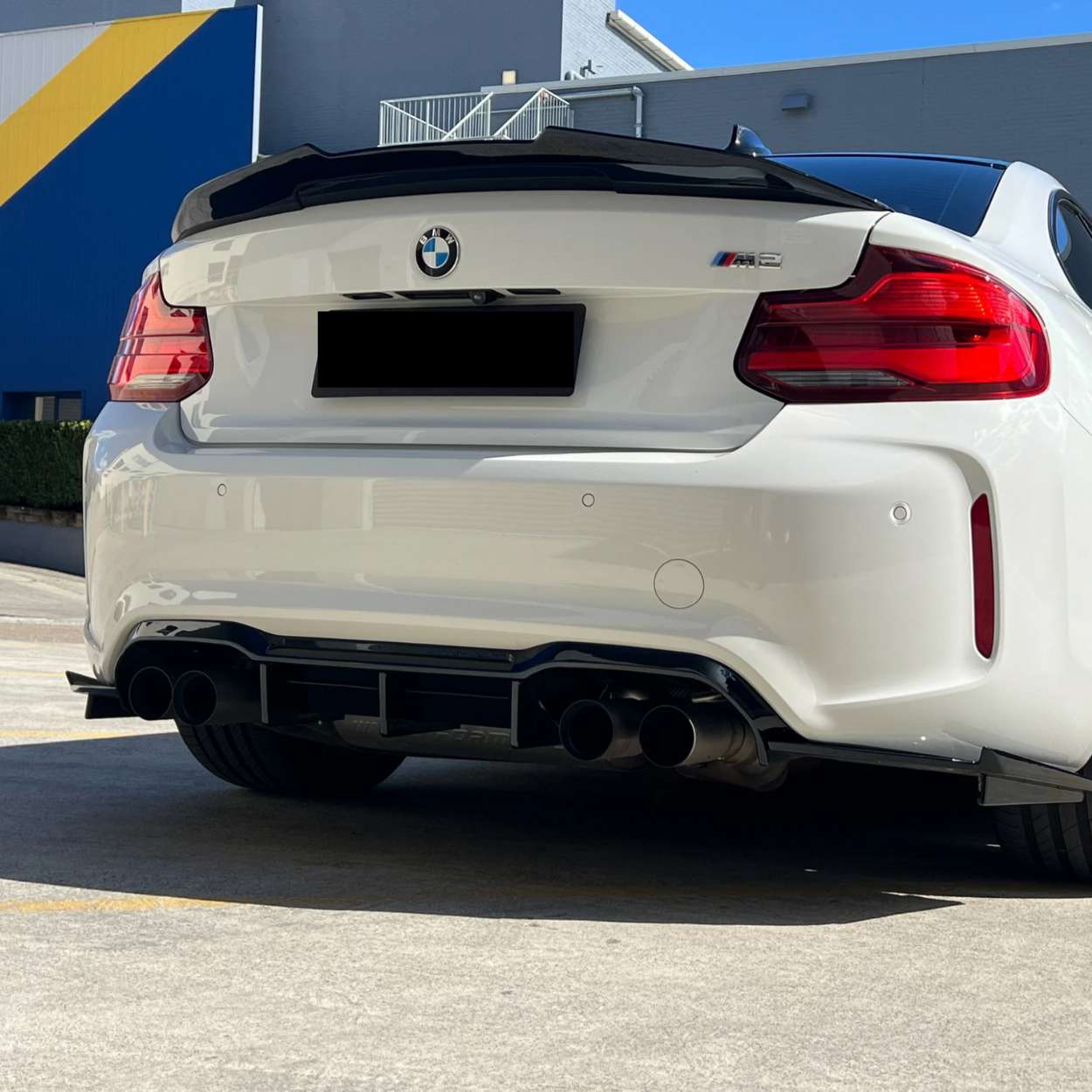 BMW 2 Series F22 / M2 F87 Gloss Black Ducktail PSM Style Rear Spoiler (2014-2021)